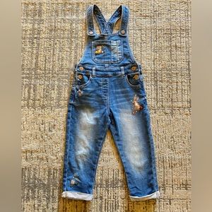 NEXT Toddler Denim Overalls - Size 2-3 yrs
